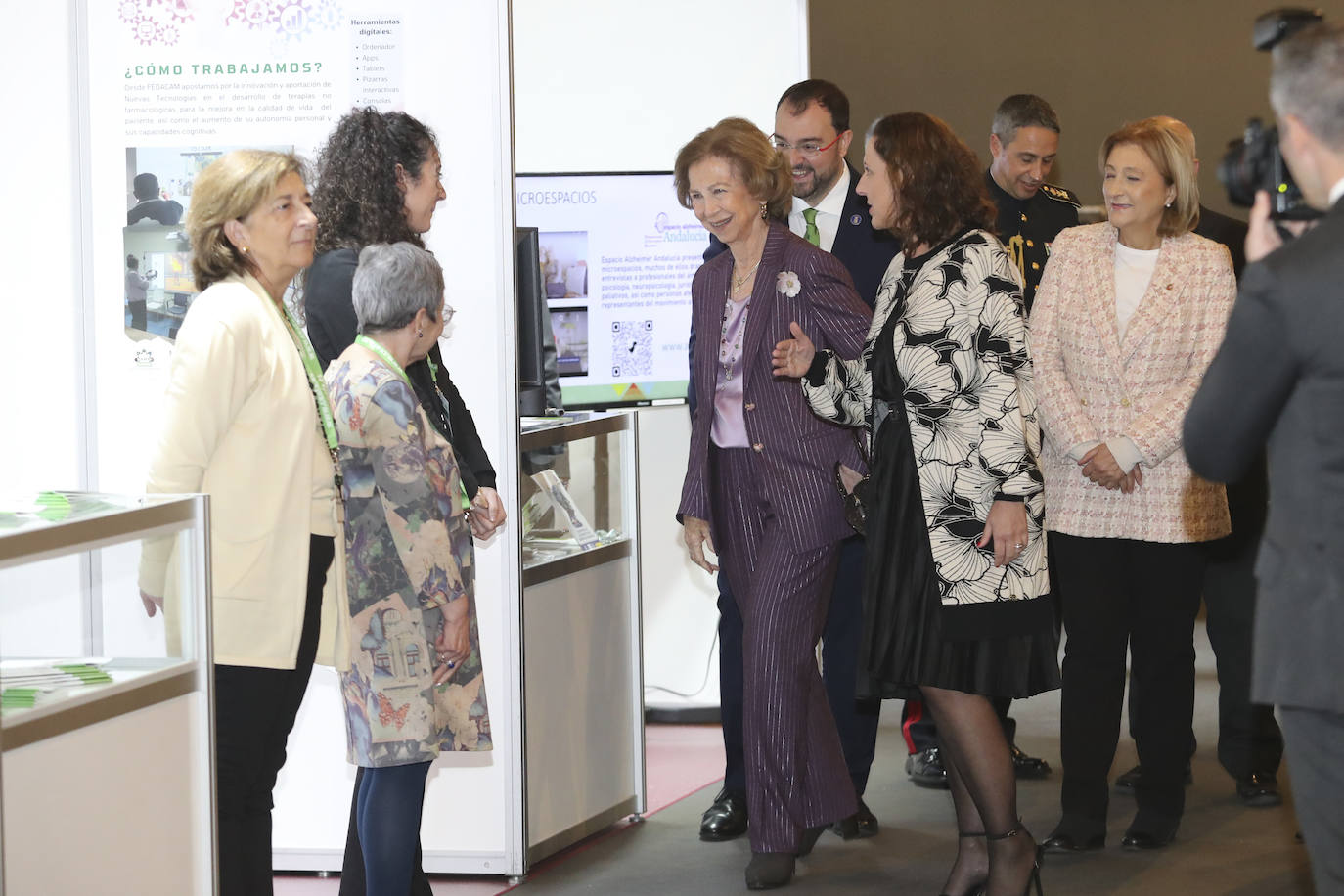 La Reina Sofía inaugura el Congreso Nacional de Alzheimer en Gijón