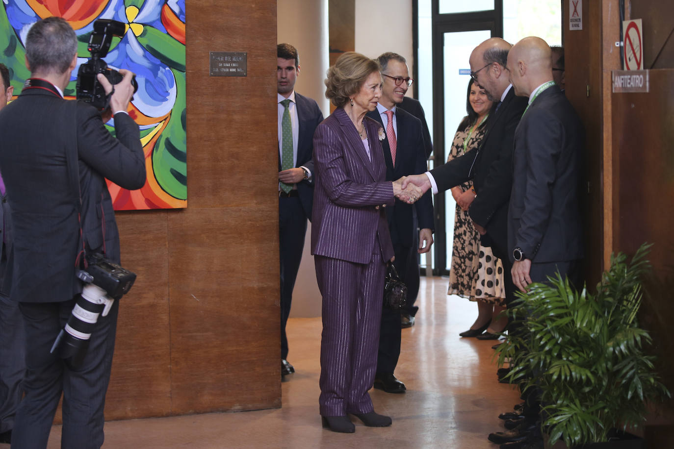 La Reina Sofía inaugura el Congreso Nacional de Alzheimer en Gijón