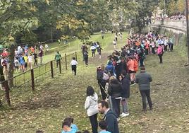 Una de las pruebas que se celebraron en el parque de El Florán.