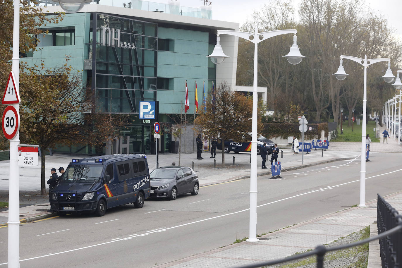 Gijón, blindado por el mayor dispositivo de seguridad de la historia de Asturias