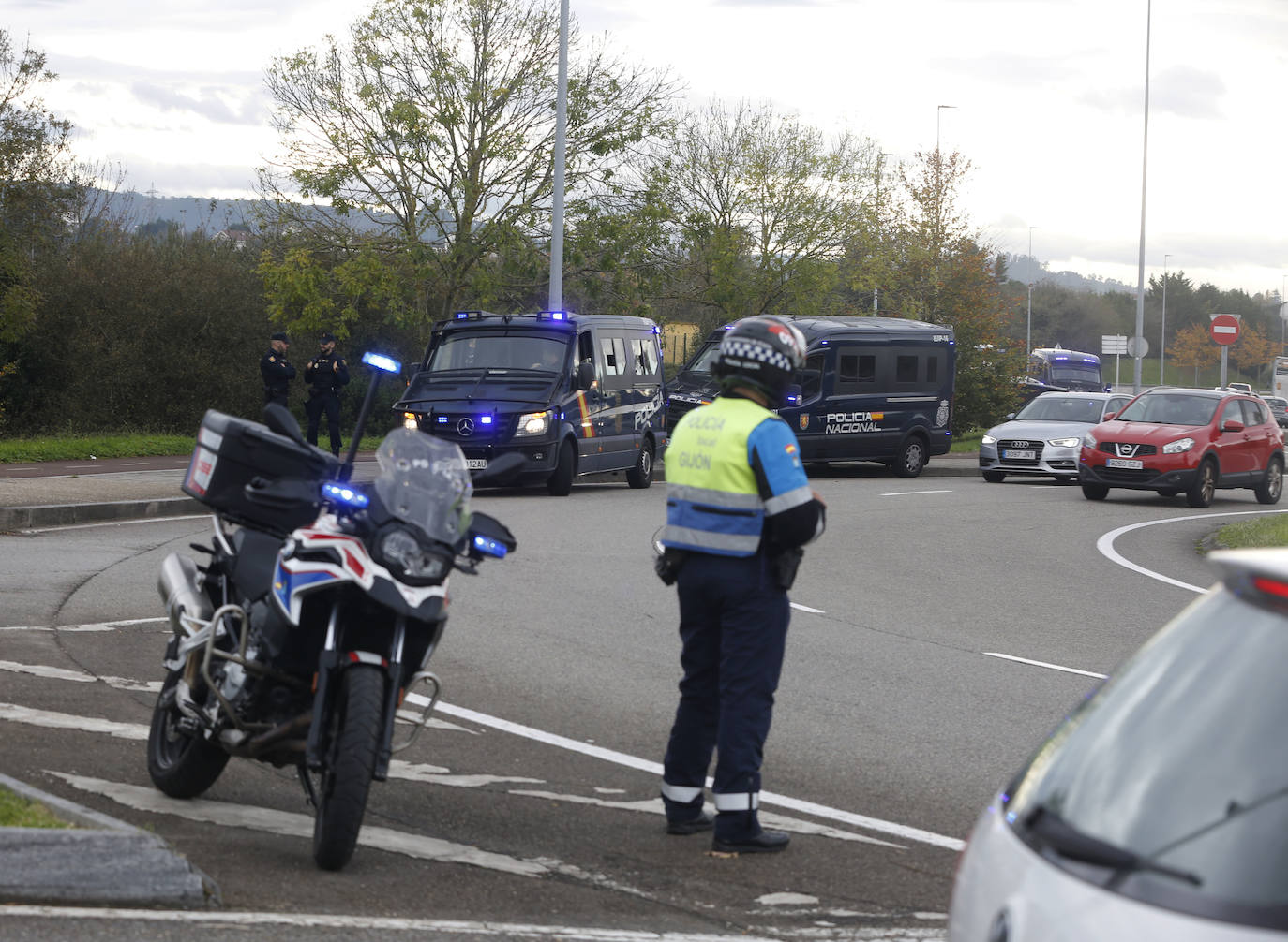 Gijón, blindado por el mayor dispositivo de seguridad de la historia de Asturias