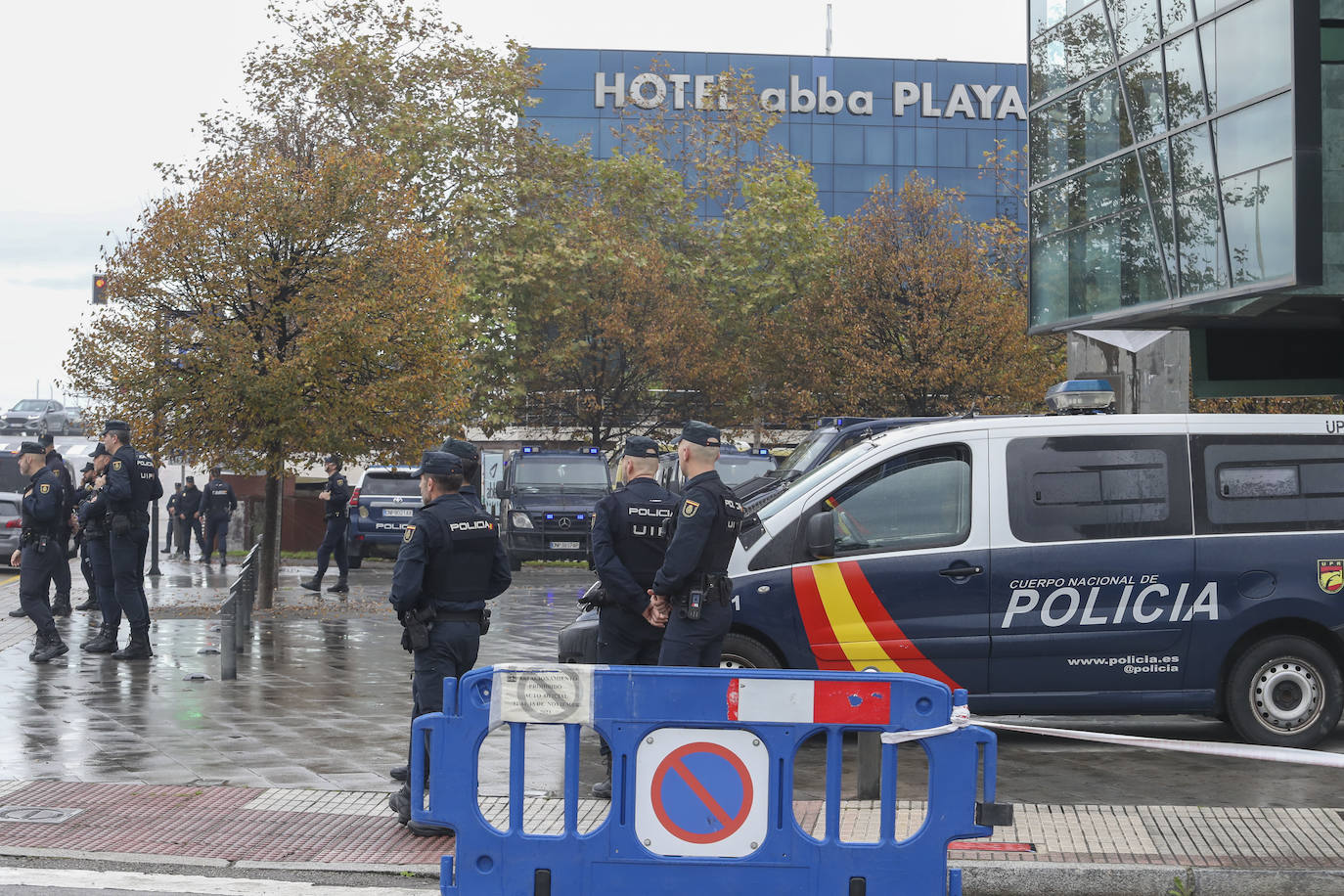 Gijón, blindado por el mayor dispositivo de seguridad de la historia de Asturias