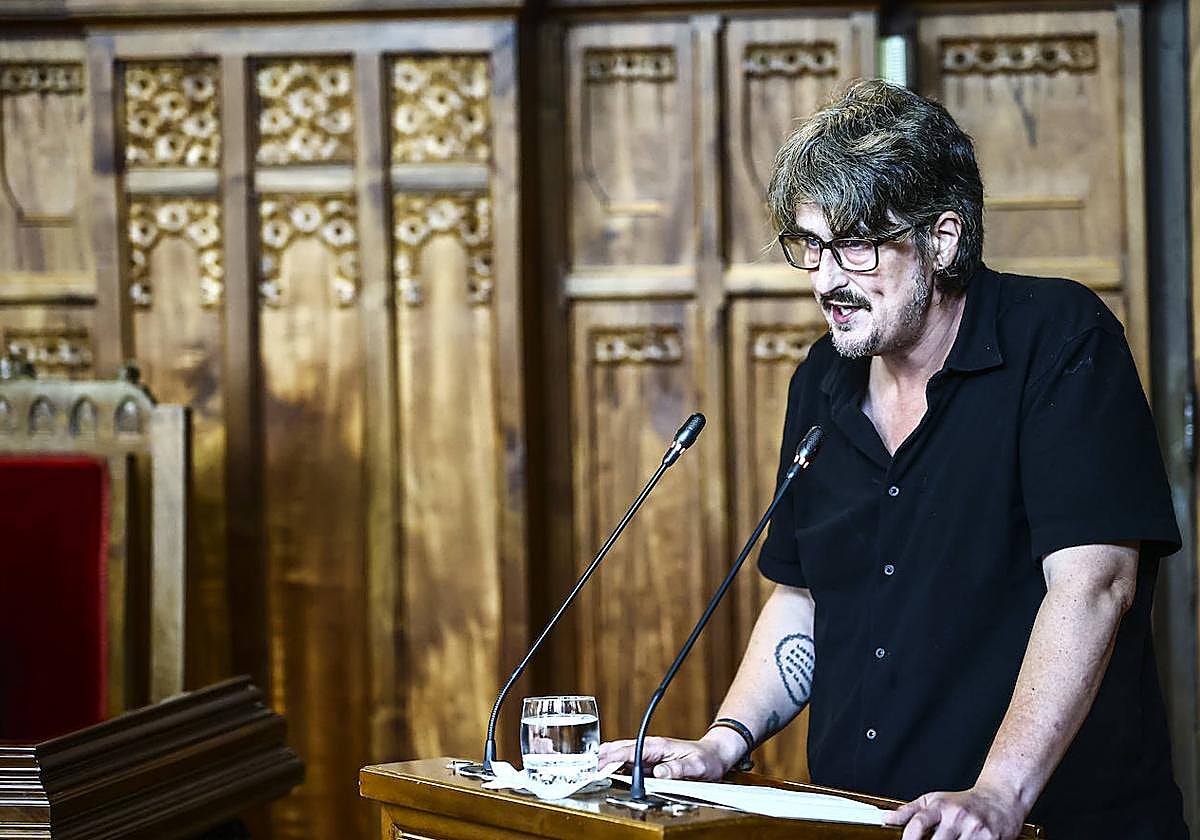 El portavoz de IU-Convocatoria por Asturias, Xabel Vegas.