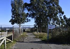 Parcela de Truyés en la que se construirá la residencia.