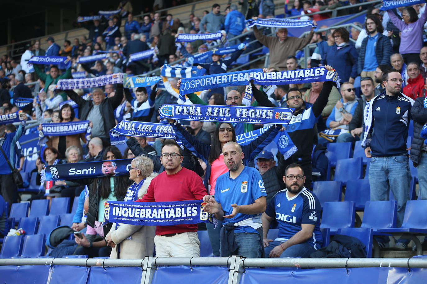 ¿Estuviste viendo el Oviedo - Eibar? ¡Búscate en las fotos del Tartiere!