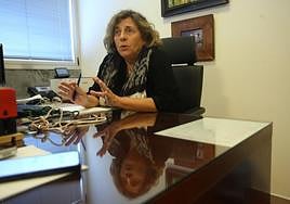 Eugenia Prendes, fiscal delegada de Violencia de Género y Violencia Doméstica en Asturias, en su despacho en Oviedo.