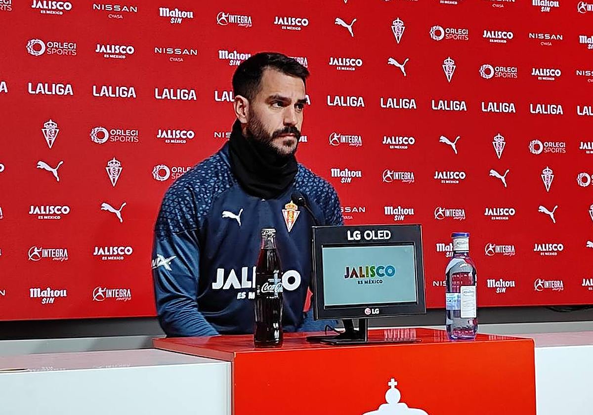 Pablo Insua, este mediodía en Mareo.