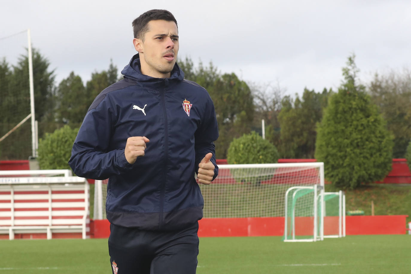 Entrenamiento del Sporting en Mareo del miércoles 22 de noviembre
