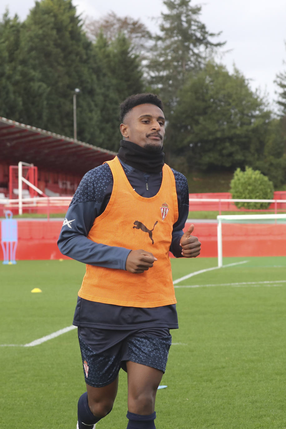 Entrenamiento del Sporting en Mareo del miércoles 22 de noviembre