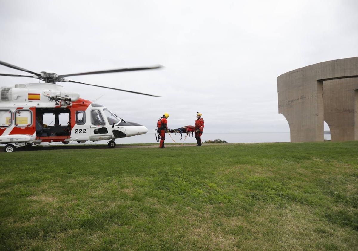 Complicado rescate en el Cerro de Santa Catalina