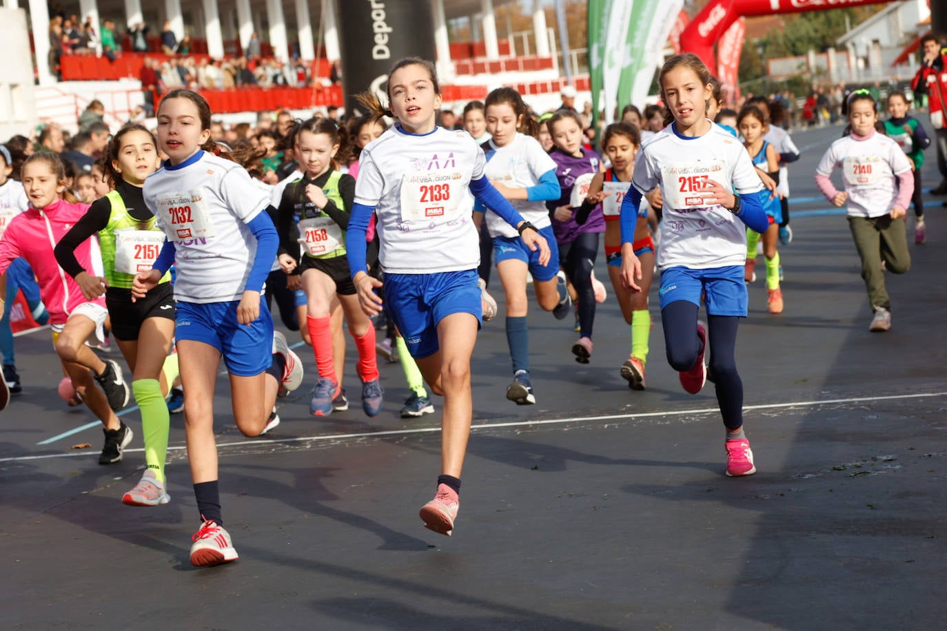 Más de 500 niños llenan el Cross Villa de Gijón