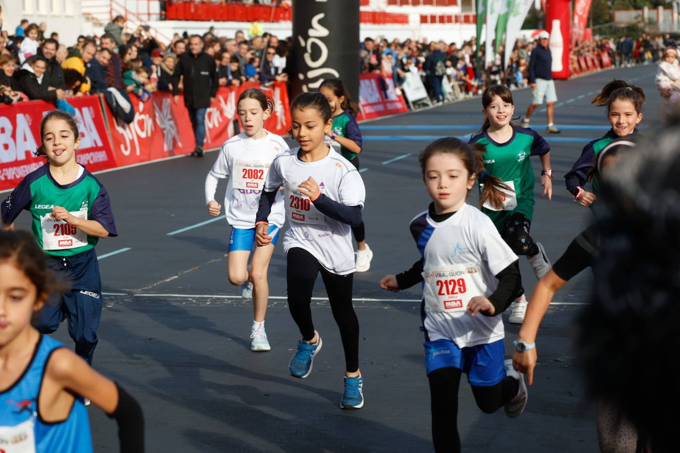 Más de 500 niños llenan el Cross Villa de Gijón