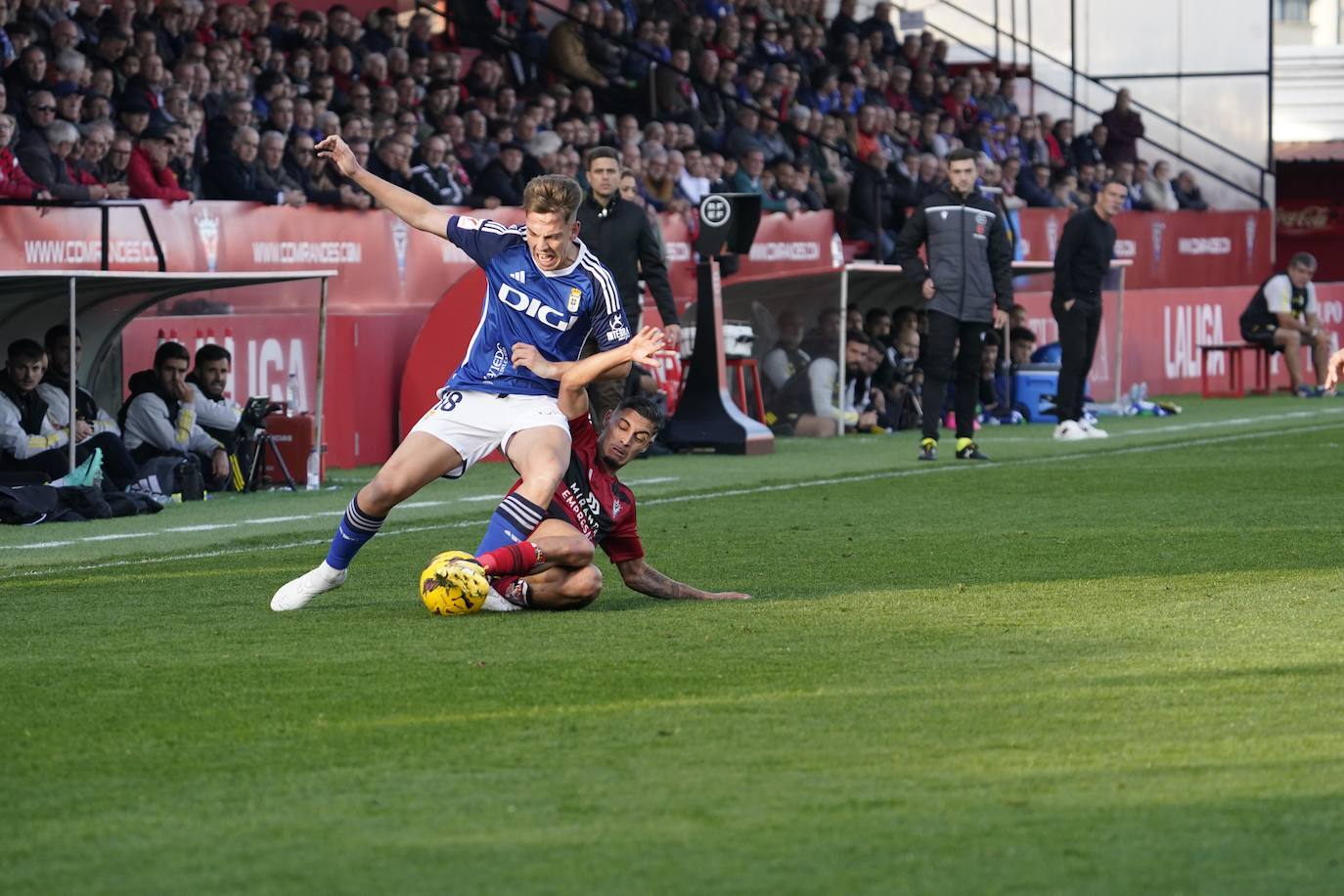 Las mejores imágenes del Mirandés - Real Oviedo