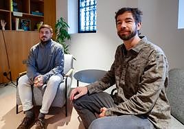 Pablo Feito y Sebastian Kaiser, en el edificio Spaces de Gijón.