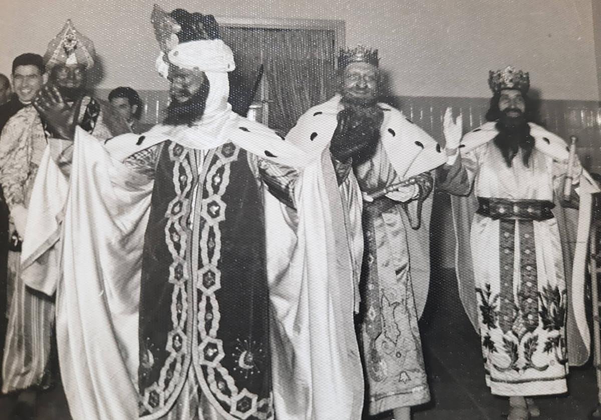 Visita de Melchor, Gaspar y Baltasar al Sanatorio Marítimo, una de sus citas ineludibles a lo largo de los años.