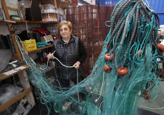 «Aunque haya un solo barco tiene que haber una persona que haga redes»