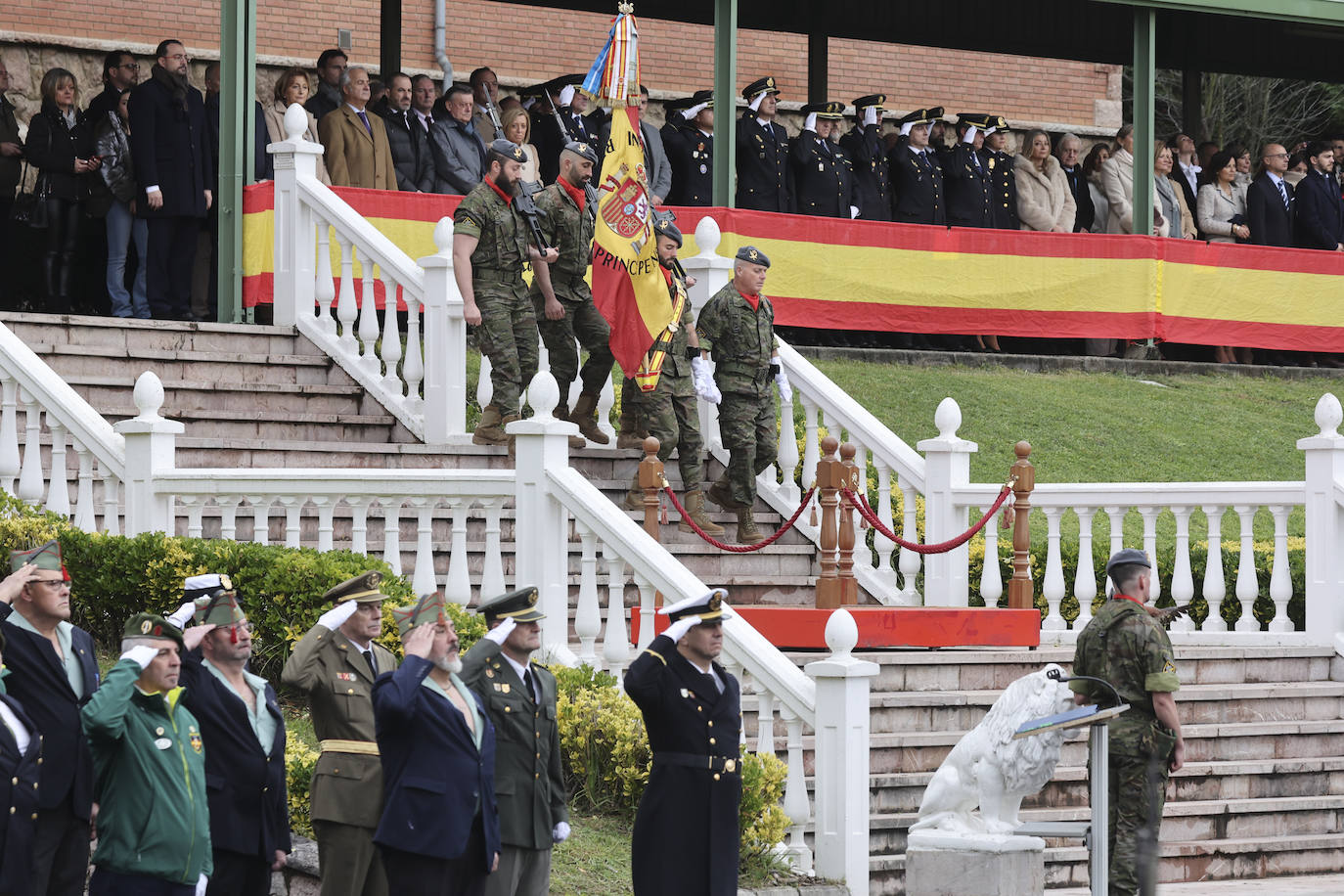 Cabo Noval celebra la Inmaculada, patrona de Infantería