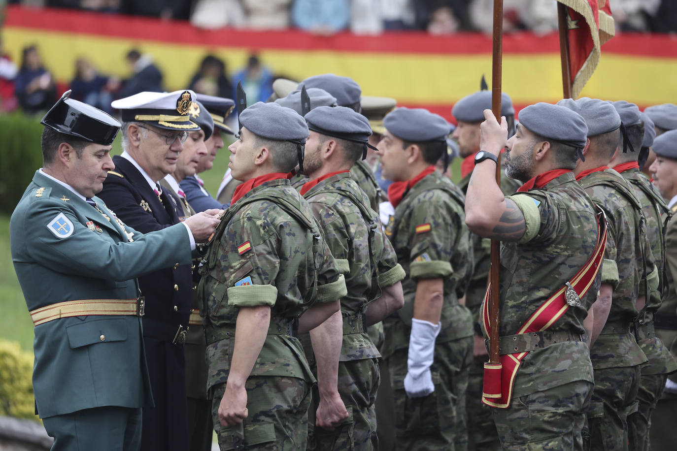 Cabo Noval celebra la Inmaculada, patrona de Infantería