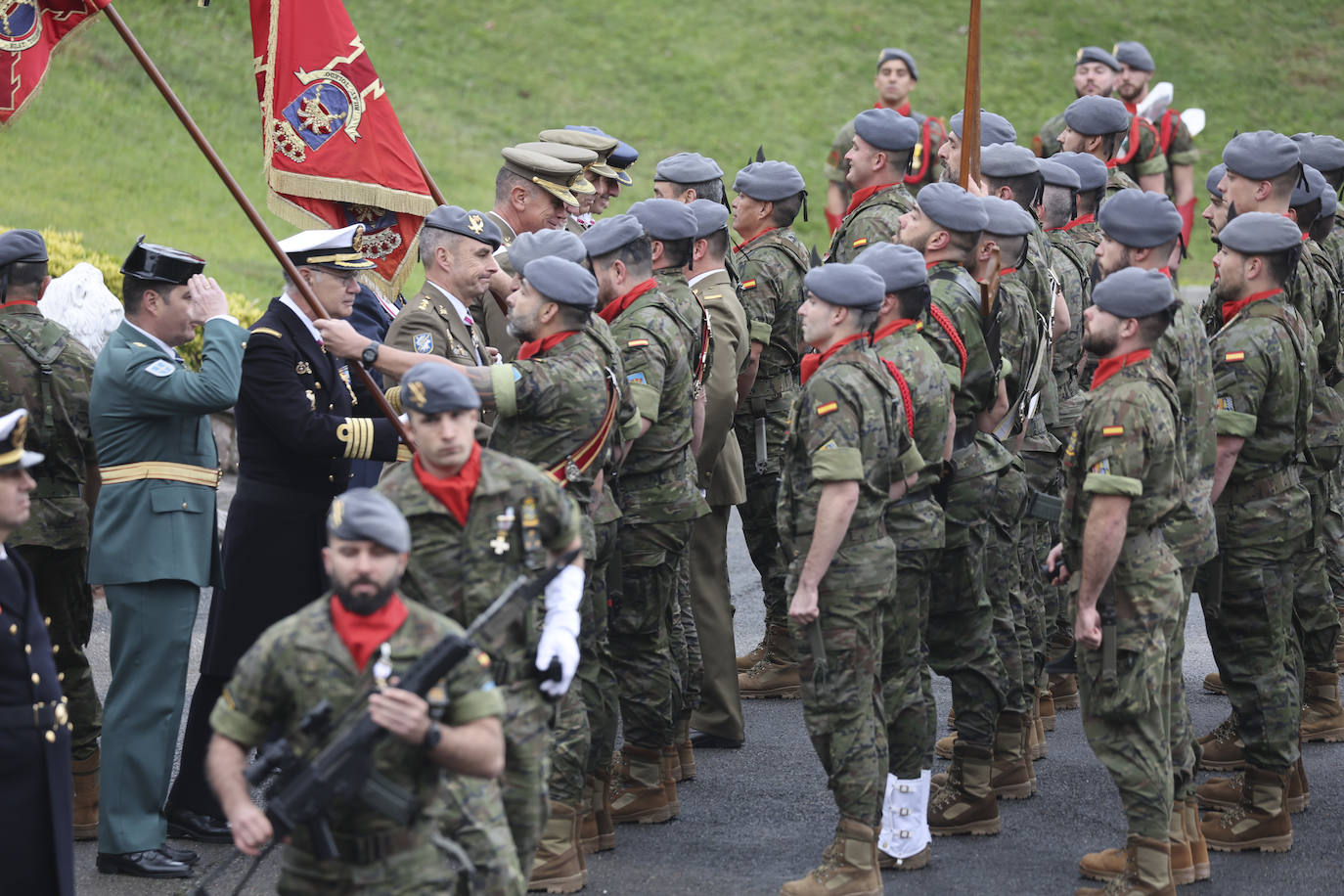 Cabo Noval celebra la Inmaculada, patrona de Infantería