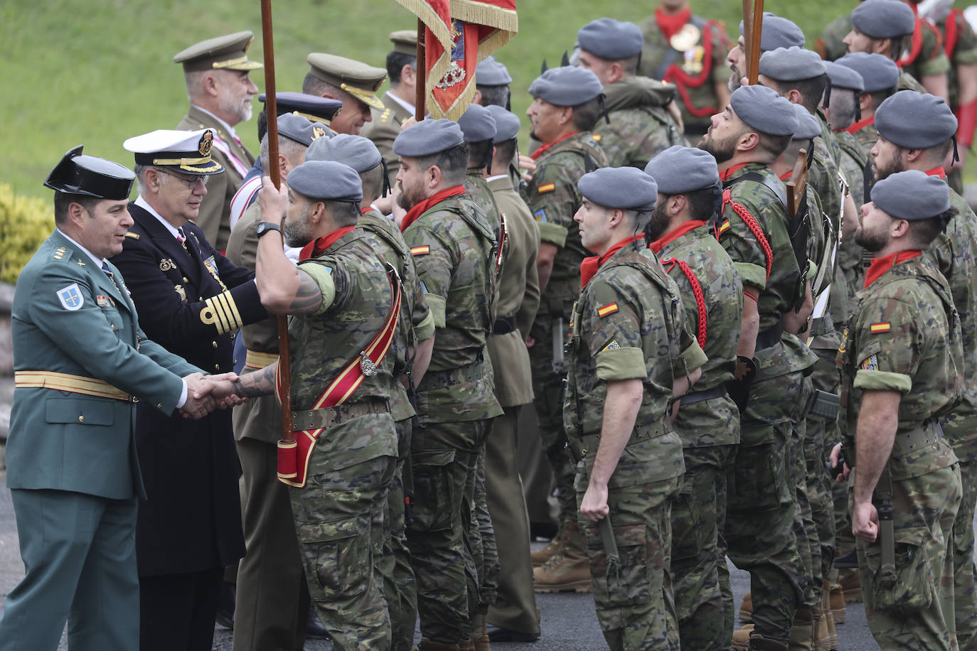 Cabo Noval celebra la Inmaculada, patrona de Infantería