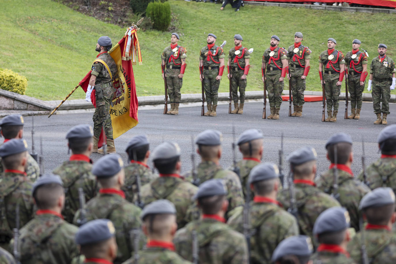 Cabo Noval celebra la Inmaculada, patrona de Infantería