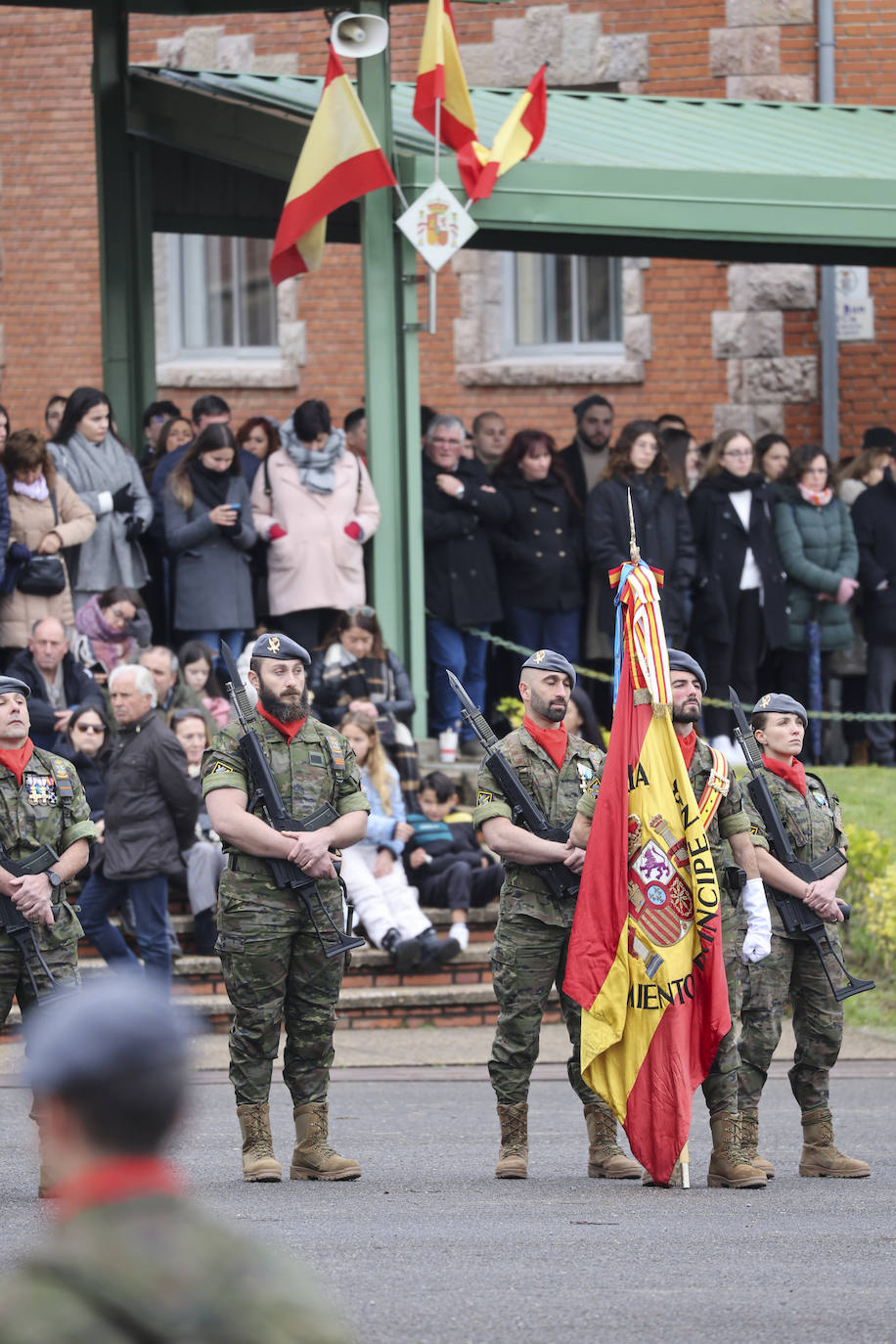 Cabo Noval celebra la Inmaculada, patrona de Infantería