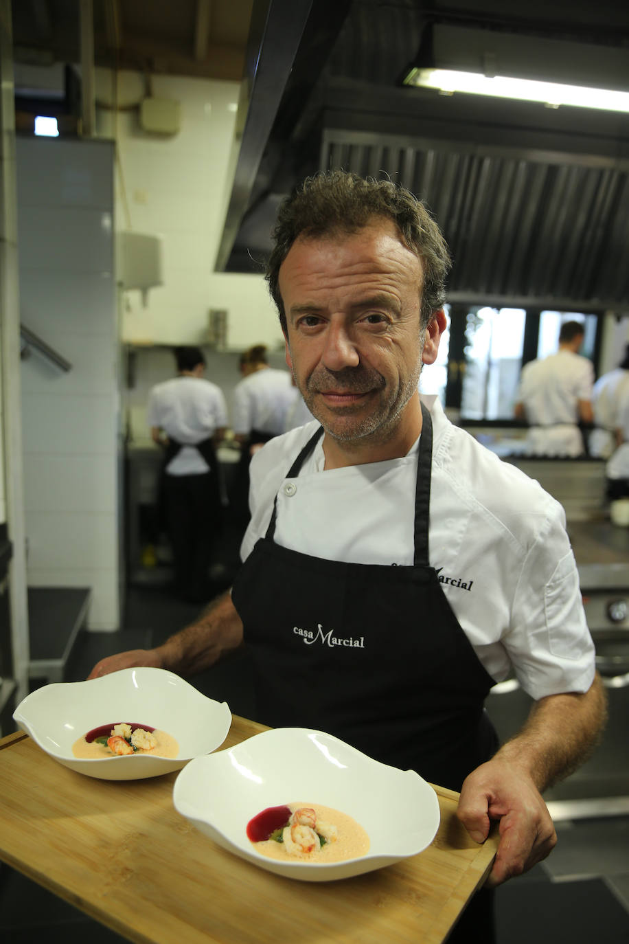 Nacho Manzano, de Casa Marcial, estrella verde Michelin.