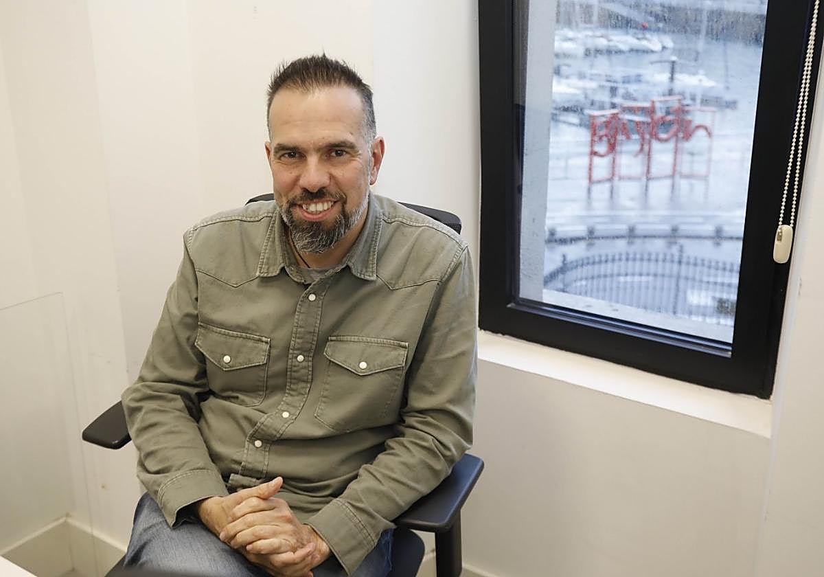 José Manuel Zapico, durante la entrevista.