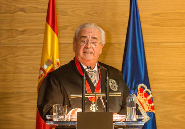 En la entrega de la Cruz de San Raimundo de Peñafort.