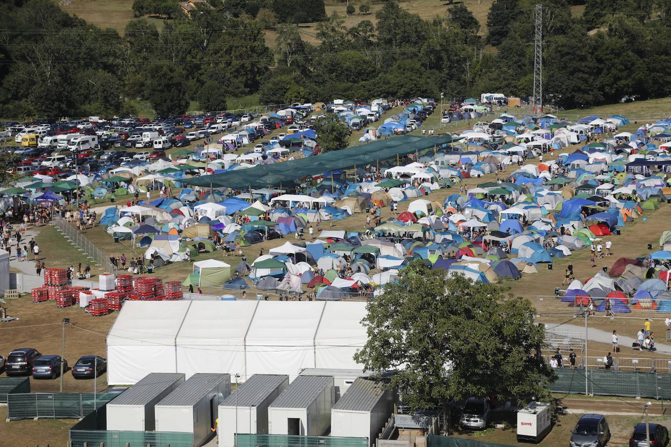 Campamento del Aquasella.