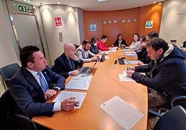 Reunión del consejo de administración de Cogersa, en la que se aprobó asumir la plantilla de Vareser.