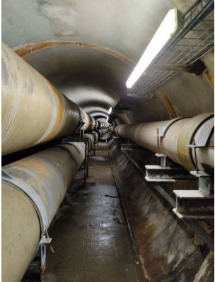 Las sujeciones de los colectores presentan un importante deterioro.