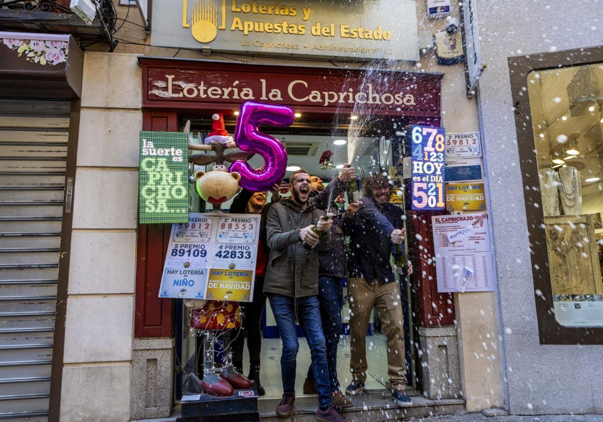 Celebración de un quinto en Toledo.