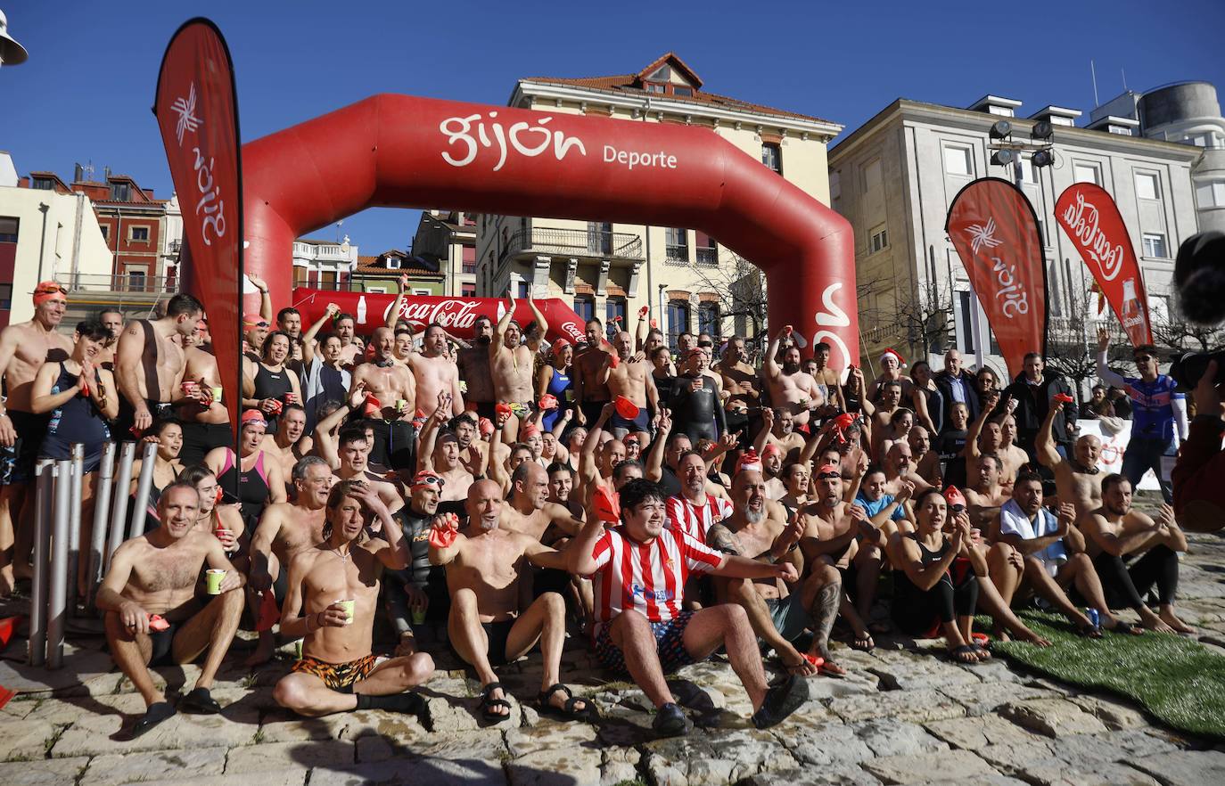 Las imágenes de la Travesía de Navidad en Gijón