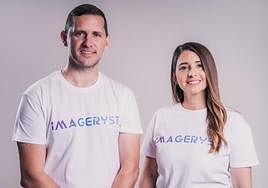 José Crespo (CTO, responsable del área tecnológica) y Ángela del Carmen, CEO, son los cofundadores de Imageryst.