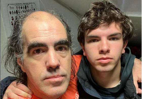 Imagen compartida por el padre de Iago en Instagram para anunciar que su hijo había regresado.