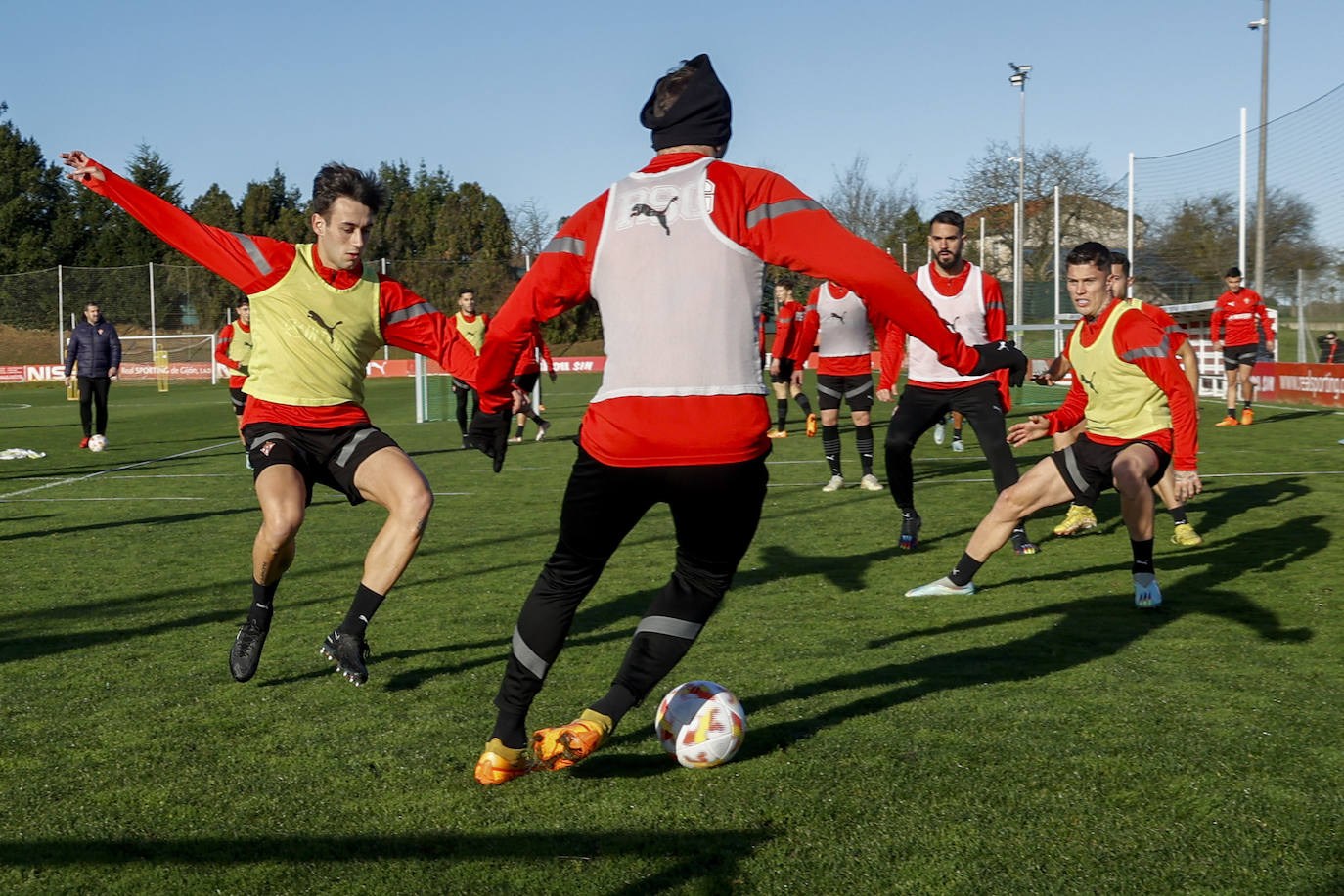 Fotos: Entrenamiento del Sporting (02/01/23)