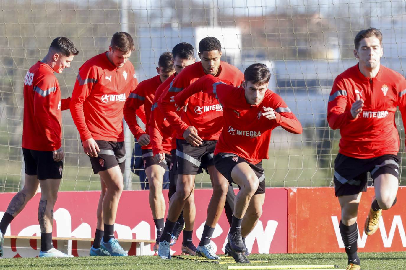 Fotos: Entrenamiento del Sporting (02/01/23)