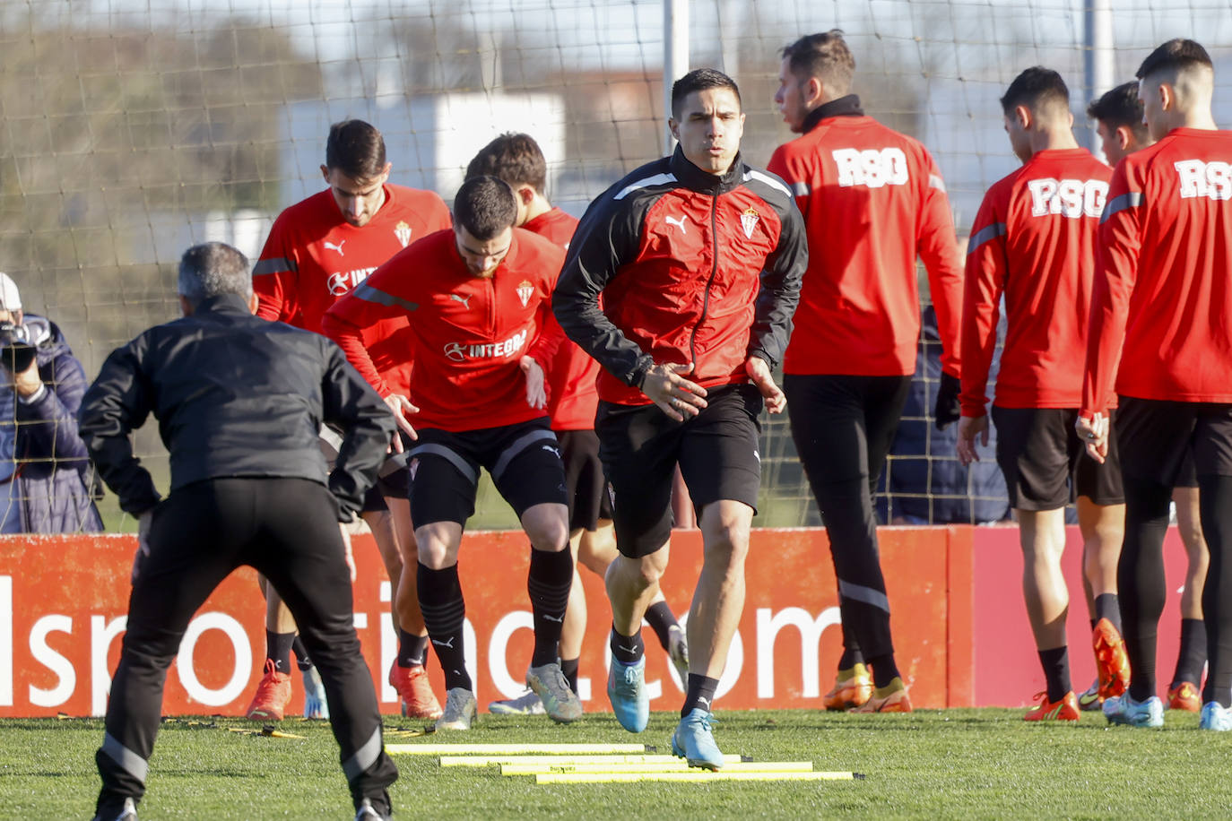 Fotos: Entrenamiento del Sporting (02/01/23)