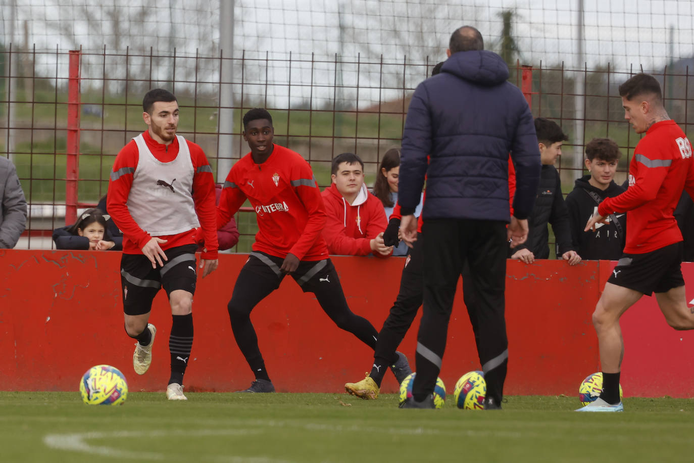 Fotos: Entrenamiento del Sporting (04-01-2023)