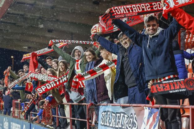 El Sporting distinguirá con tres grados la antigüedad de las peñas oficiales