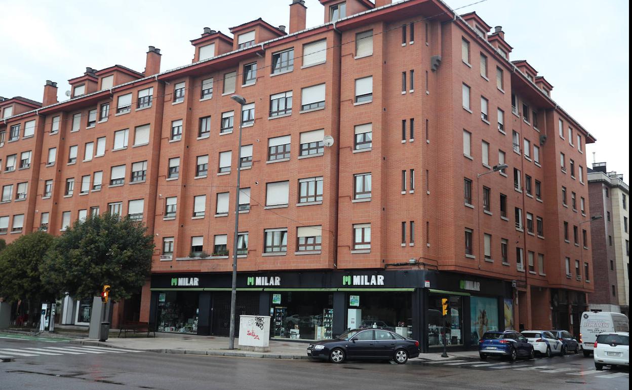 Avenida Gaspar García Laviana, a la altura donde sucedió la agresión.