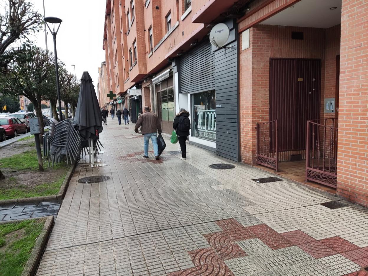 Tramo final de la avenida Gaspar García Laviana donde tuvo lugar la reyerta. 