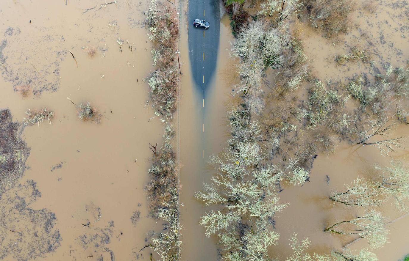 Fotos: La devastadora tormenta en California: al menos 14 muertos por las lluvias