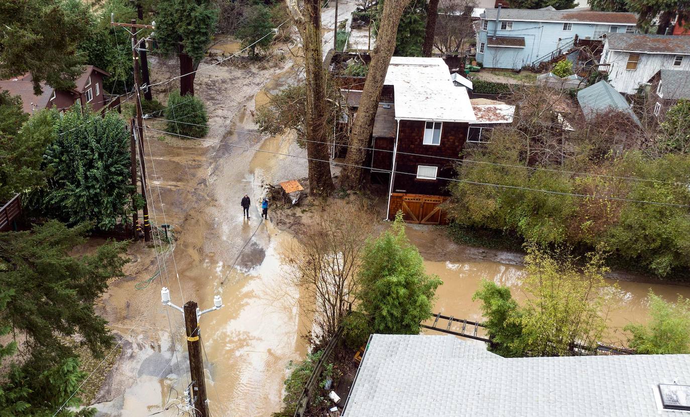 Fotos: La devastadora tormenta en California: al menos 14 muertos por las lluvias