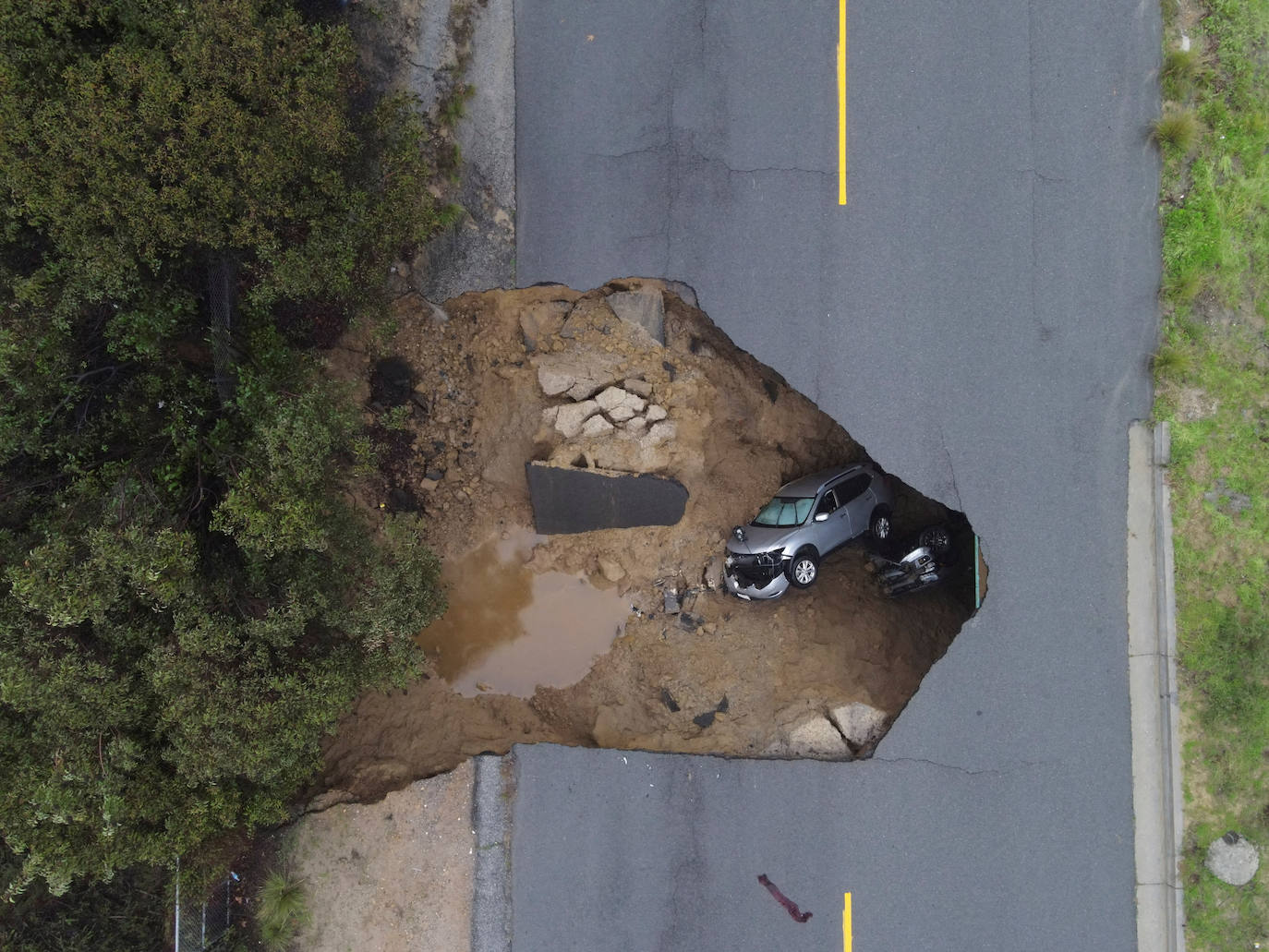 Fotos: La devastadora tormenta en California: al menos 14 muertos por las lluvias