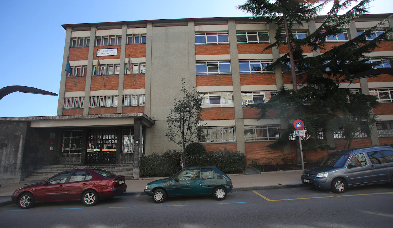 Fotos: Derrumbe en el colegio Rey Pelayo de Gijón