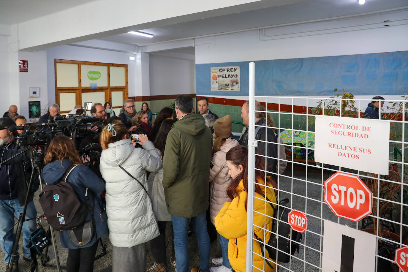 Fotos: Derrumbe en el colegio Rey Pelayo de Gijón