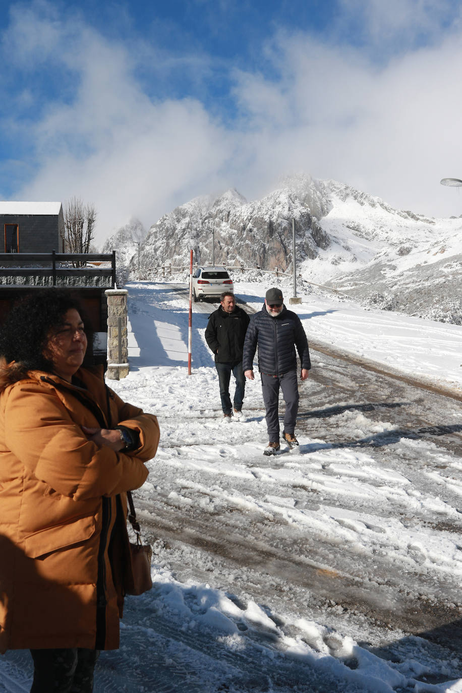 Fotos: Las primeras nieves en Asturias