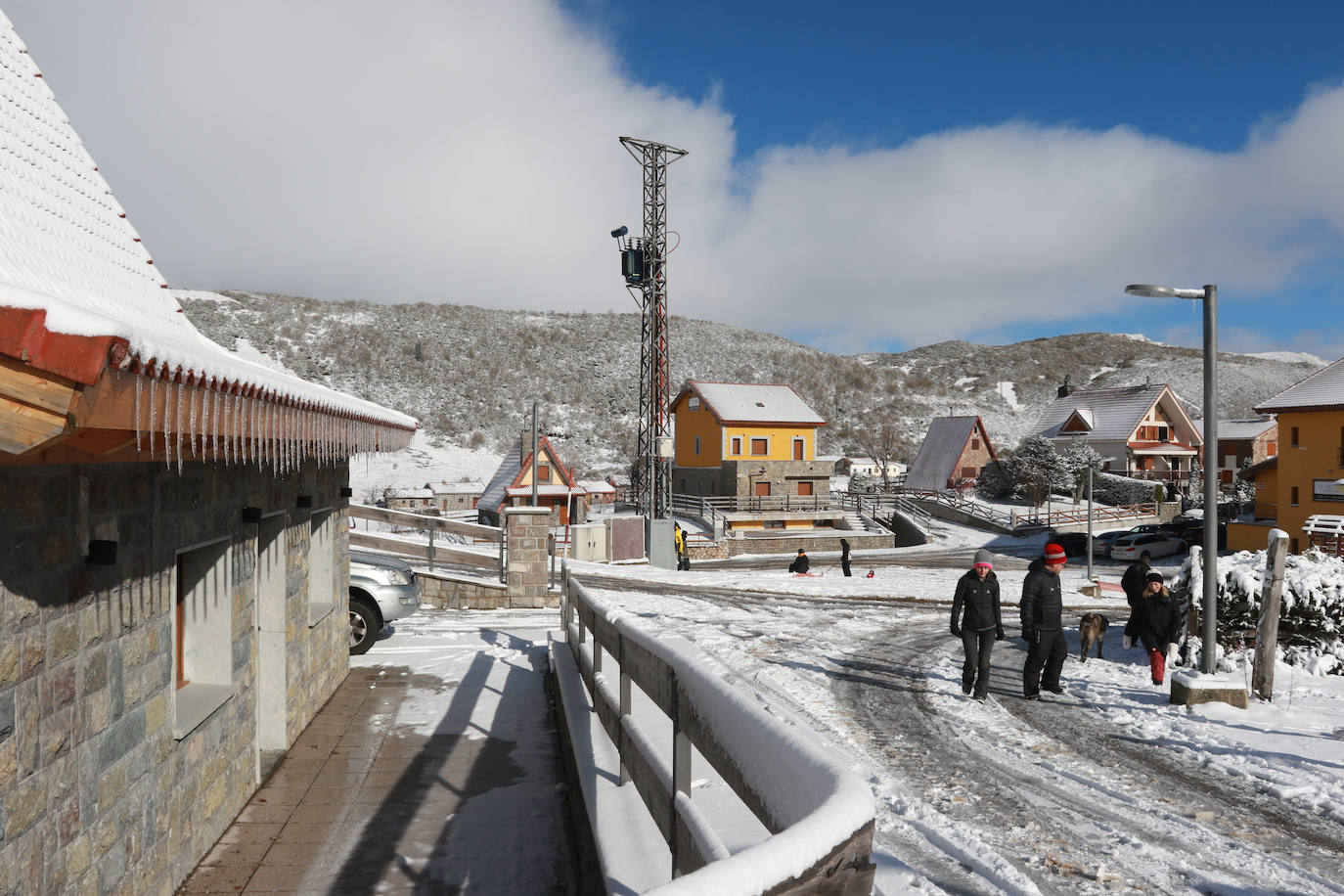 Fotos: Las primeras nieves en Asturias